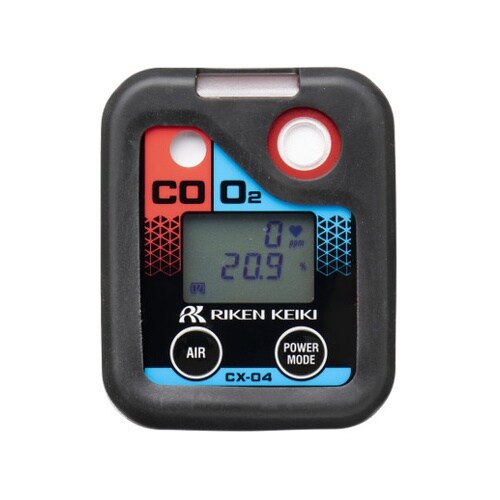個人装着型酸素・一酸化炭素計 乾電池仕様