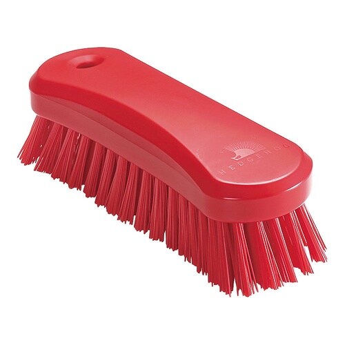 オールカラー スクラブブラシ レッド