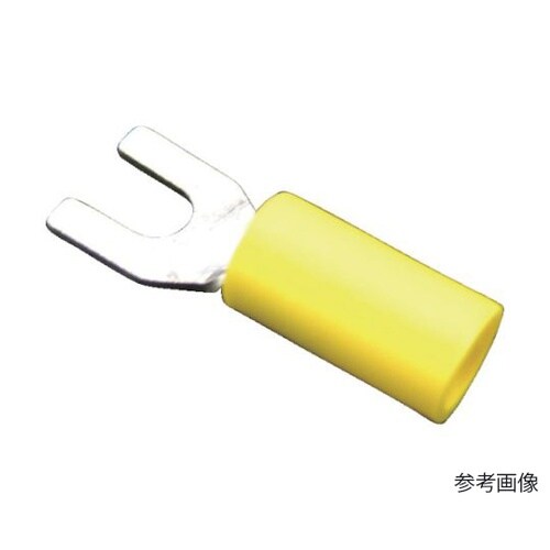 ビニル絶縁付角先開形端子(ストレート形)