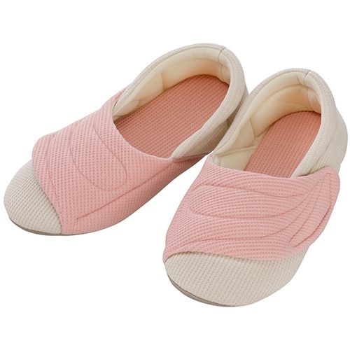 ワイドベルトワッフル ピンク LL 22