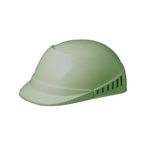 PE製軽作業帽(通気孔) ソフィアグリー