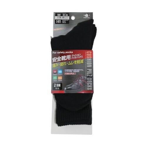 S811BKM ソックス先丸2足組