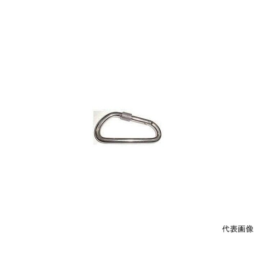 ステンレス カラビナD型(環付) 線径1