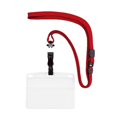 吊り下げ名札 脱着式 ヨコ名刺 10枚