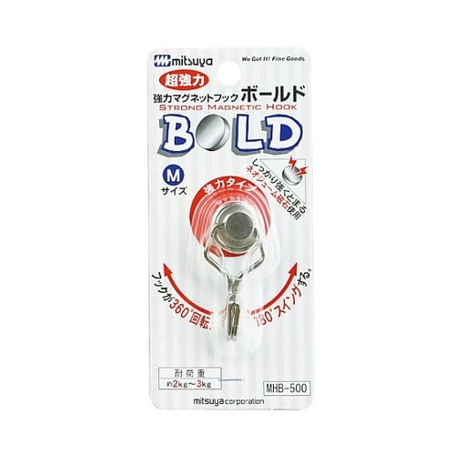 マグネットフックボールド中 1個×5箱入