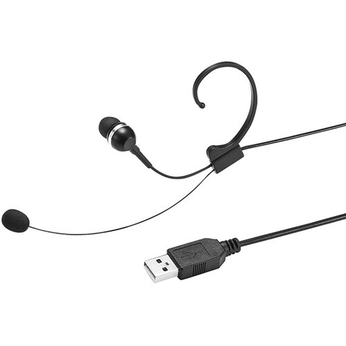 MM−HSU04BK USBヘッドセット