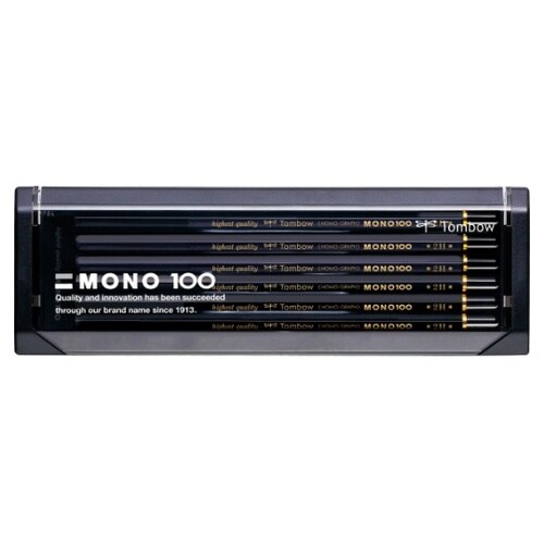 鉛筆 モノ100 2H 1ダース(12本