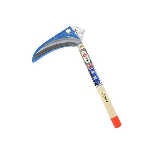 2007722 菊堂鋼付片刃薄鎌三日月型