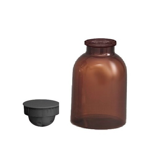 395100−散薬瓶500cc茶キャップ黒