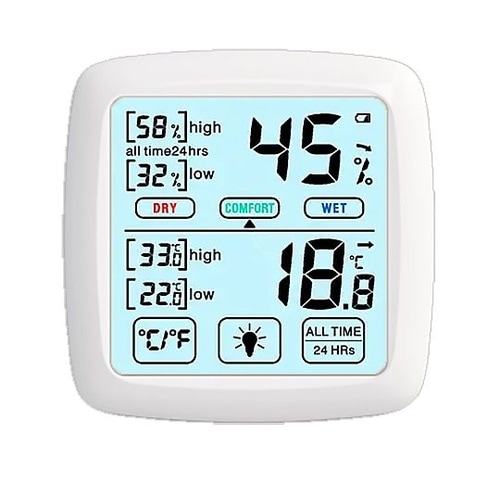 温度湿度計 24時間計測記録 快適度レベ