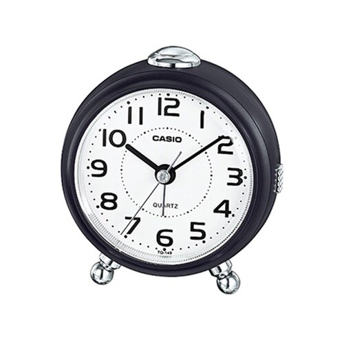 カシオ 小型目覚ましクロック ダークブラ