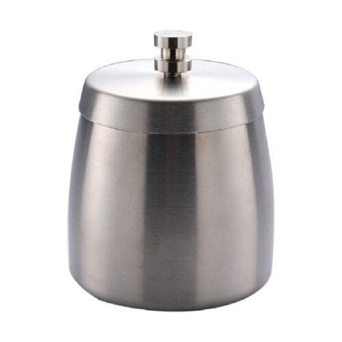 フタ付きステンレス灰皿 シルバー TR−