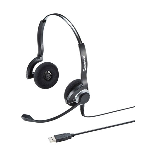 USBヘッドセット MM−HSU11BK