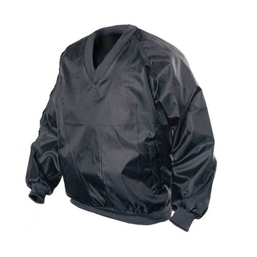 Vヤッケ 裏キルトなし ブラック M 9