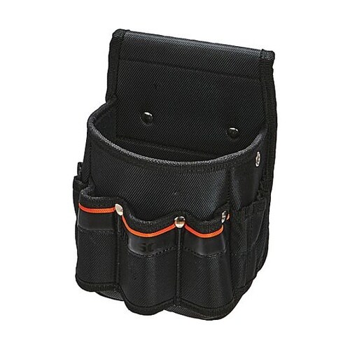 腰袋2段 ペンチケース付 ブラック TC