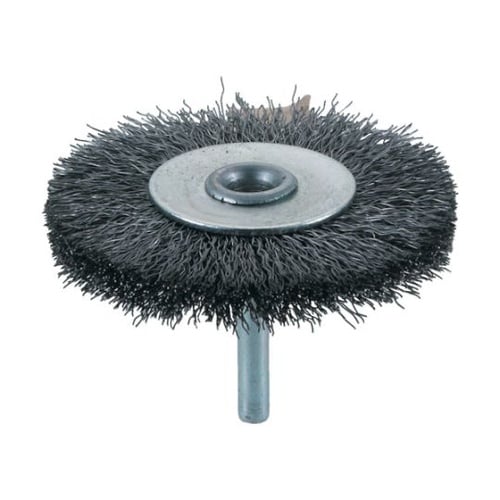 TB6242 軸付ホイールブラシ鋼線