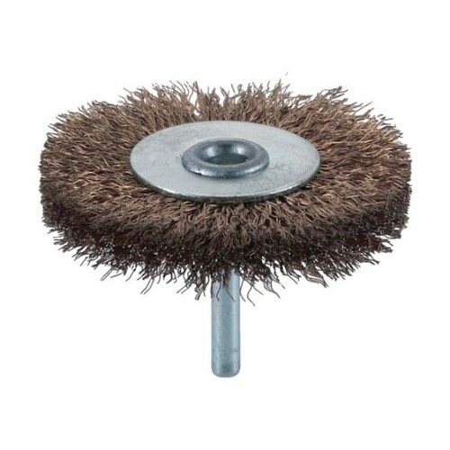 TB6241軸付ホイールブラシメッキ鋼線