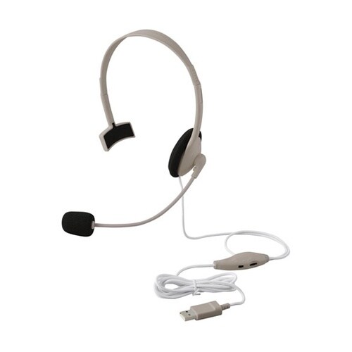 片ミミ快適 ヘッドセット グレー TW−