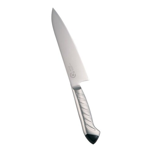 龍治 ステンカラー牛刀18cmブラック