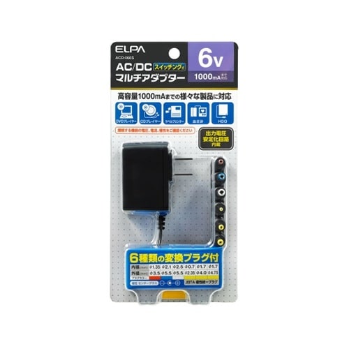 ACD−060S マルチアダプター 6V