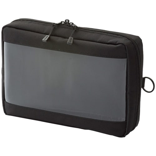 クリヤーボックスポーチ A5サイズ ブラ