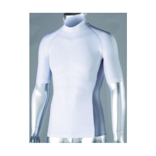 JW624WHM 半袖ハイネック 白 M