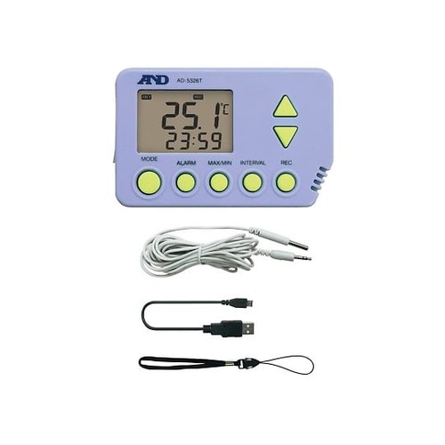 大容量メモリ デジタル温度データロガー(
