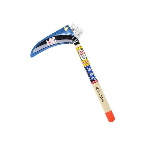 2007702 菊堂鋼付片刃薄鎌三日月型