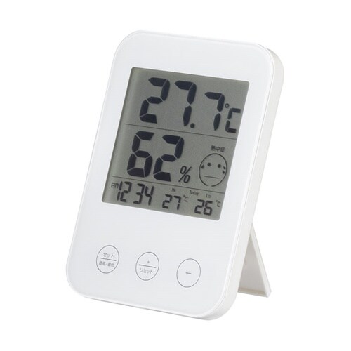 熱中症・インフルエンザ警報付きデジタル温