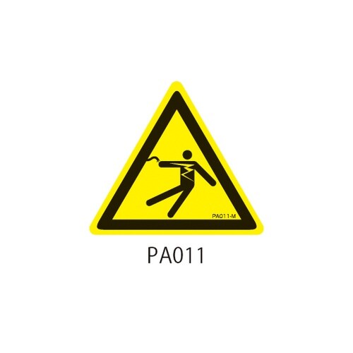 PAシリーズ 三角ラベル Mサイズ 感電