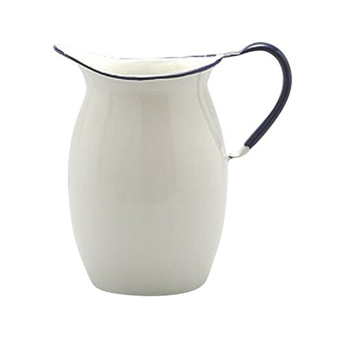 475213琺瑯ピッチャー紺縁HP−15