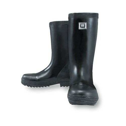 WW−711安全軽半ゴム長靴24.5cm