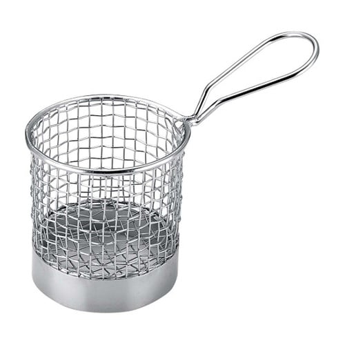 8491300ステン丸型フライバスケット