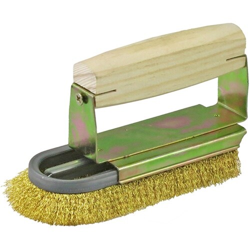 チャンネルブラシ 小判 真鍮