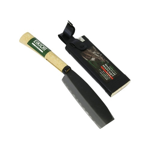 永吉 サヤ鉈 黒 片刃 165mm