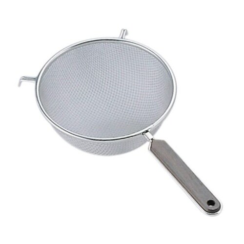 18−8ローズ柄ストレーナー 20cmW