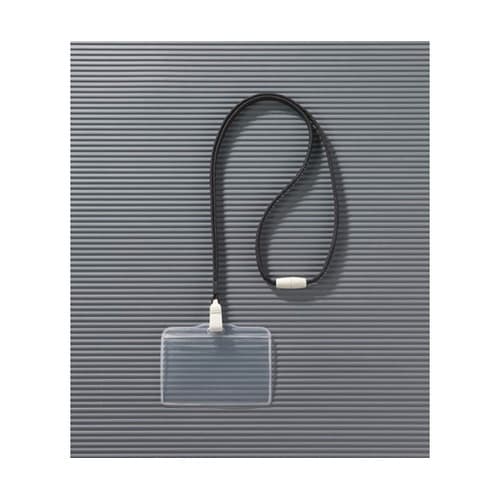 つりさげ名札 N73ER−10P(BK)