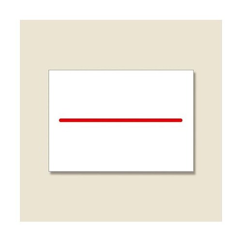 007715120 ラベル赤一本線弱粘