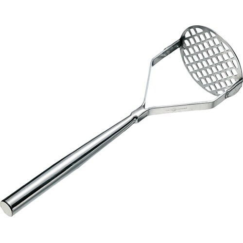 18−8パイプ柄業務用ポテトマッシャー大