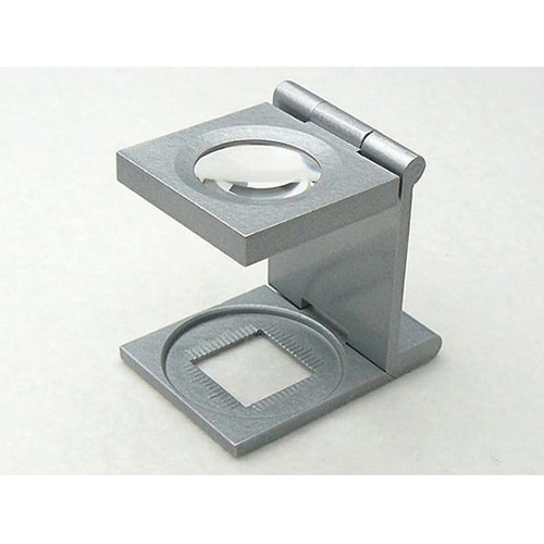 I−C8N 縞見ルーペ 目盛付 8倍