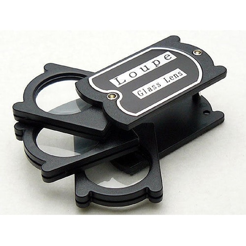 L−43N ルーペ ガラスレンズ4倍3枚