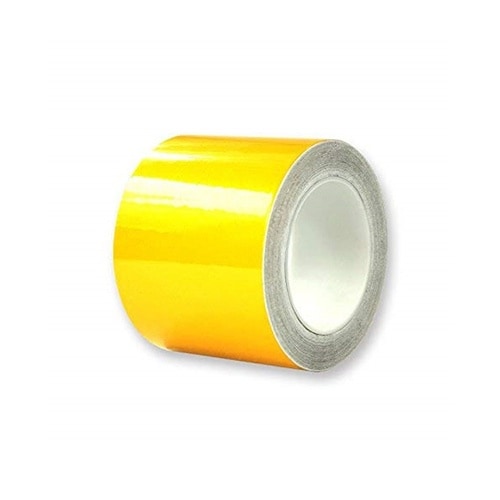 14342再帰反射ラインテープ黄剥離紙有
