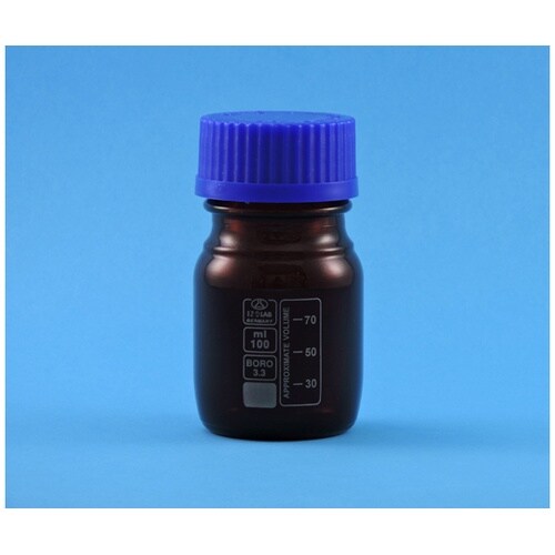 ねじ口瓶 茶 100mL ibob100