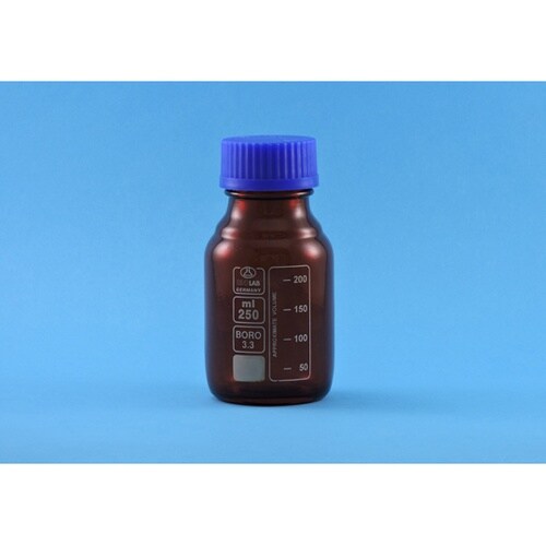 ねじ口瓶 茶 250mL ibob250
