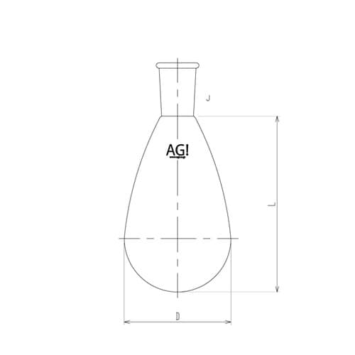 3200−020−1M ナスフラスコ