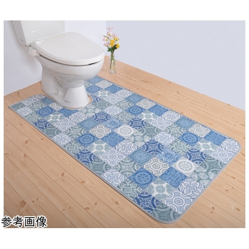 トイレマット青 800×1300