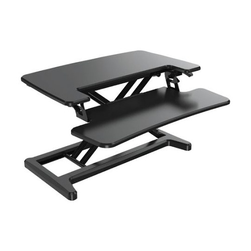 ガス圧式卓上PCデスク アルコーヴ 黒