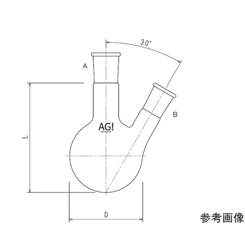 3108−300−4L1L 2口フラスコ