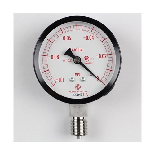 普通形圧力計(Φ75) 蒸気用 立形A枠