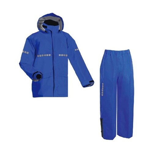 AP1000 レインスーツ ブルー EL
